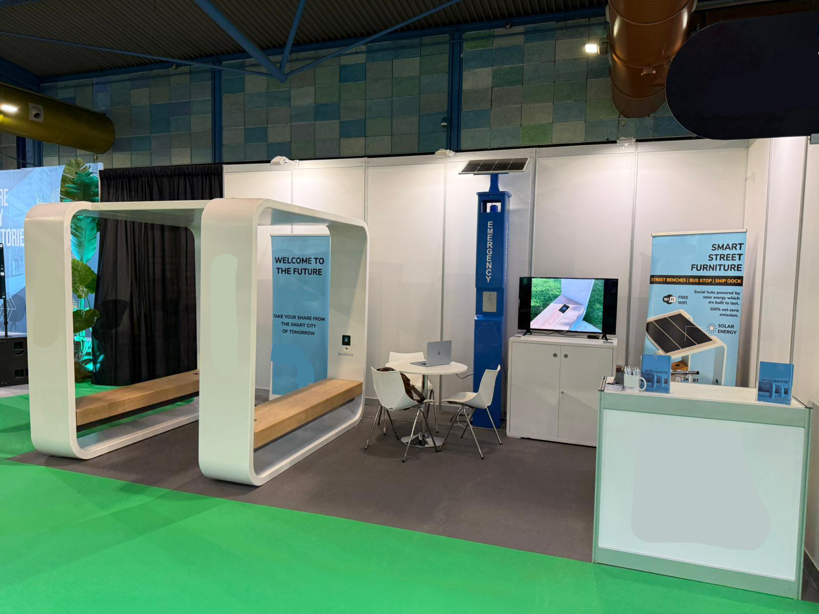 我们的紧急求助柱如何助力智慧城市建设？——看看它在展会上的精彩亮相