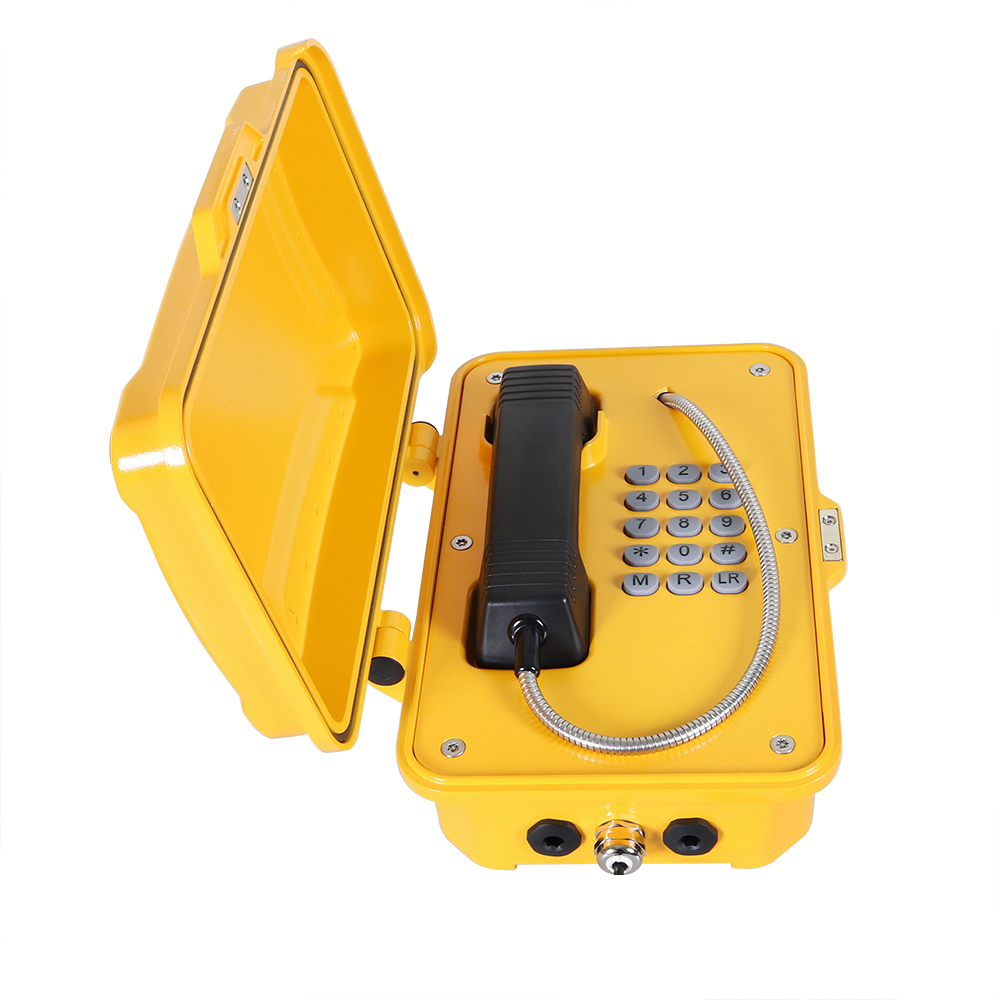 Mining Tunnel Telephones with LED Lamp