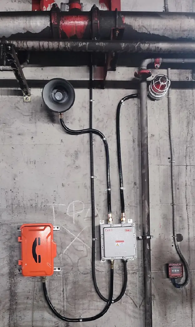 Russian coal transfer station