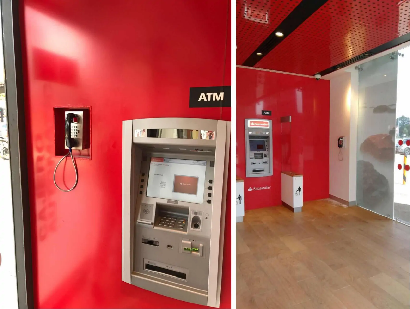 Santander Bank project installation in Mexico