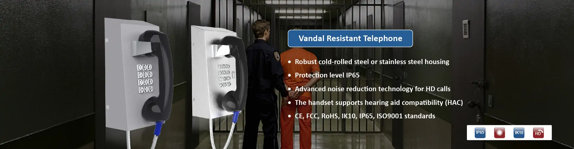 Vandal Resistant Telephones